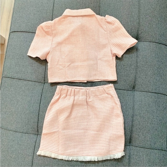 Tweed Set in Pink - Picture 7 of 8